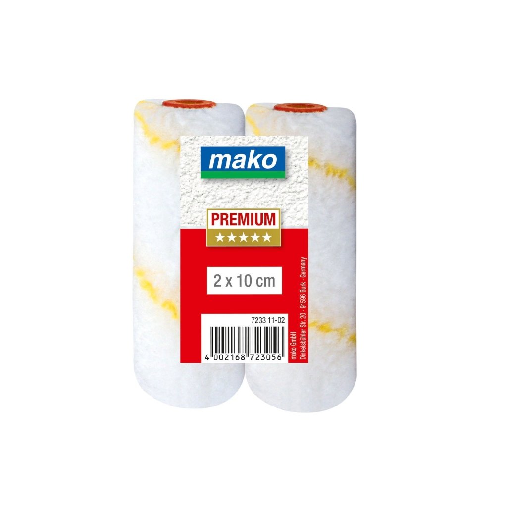 Rolki wymienne do małych powierzchni Złota nić 2 szt | 10 cm - Craft Colors