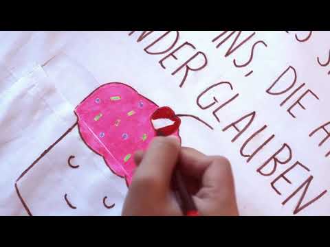 Craft colors® Zestaw długopisów tekstylnych, 20 x markery tekstylne, można prać w pralce