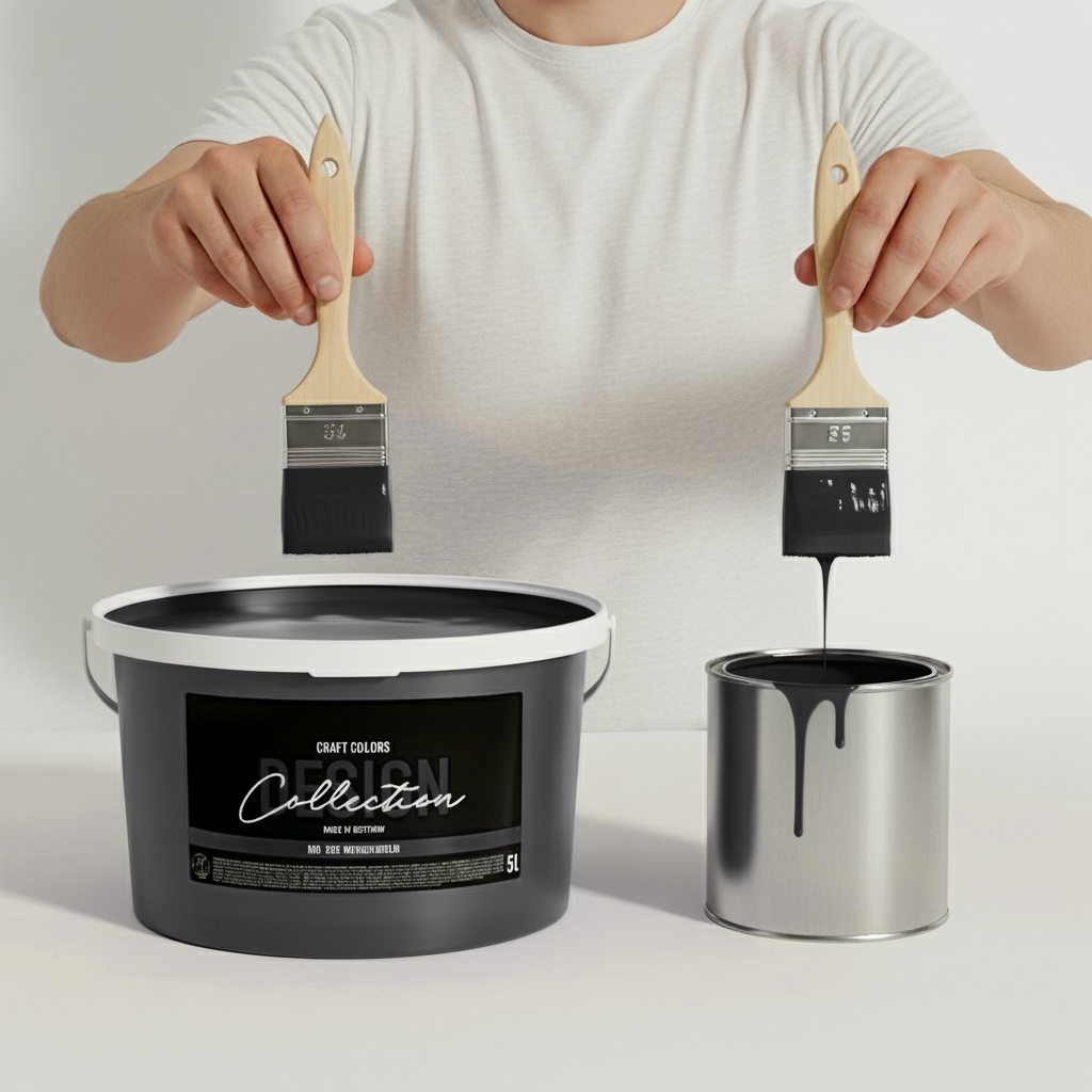 Farba ścienna szlachetny mat – Ciemnoszary Nr 787 Design Collection 5L