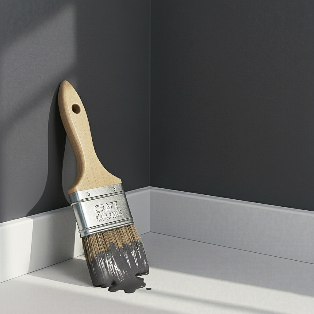 Farba ścienna matowa (5L) ciemnoszara / łupek nr 791, klasa ścierania na mokro 1, kolekcja Strong+