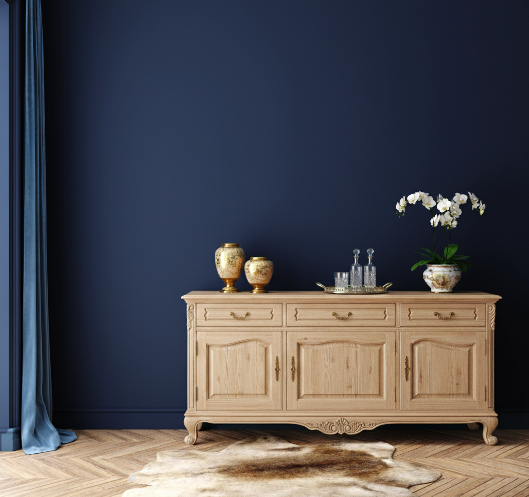 Farba ścienna szlachetny mat – Kobaltowy Niebieski Nr 590 Design Collection 5L