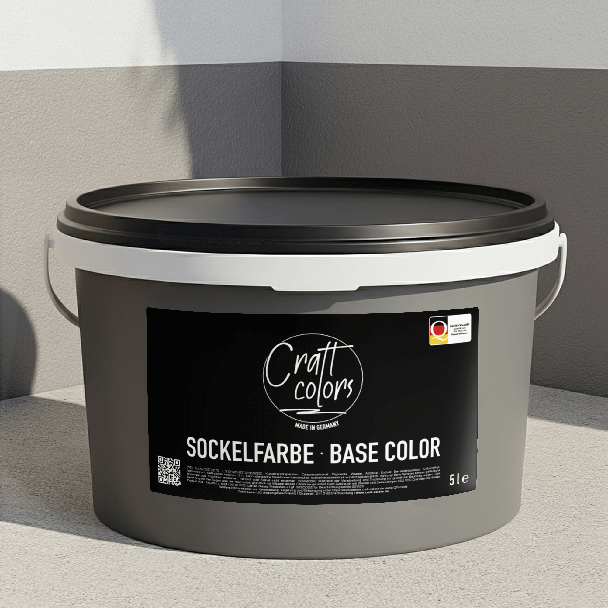 Farba do cokołów / elewacji 5 l | Szarość kamienna