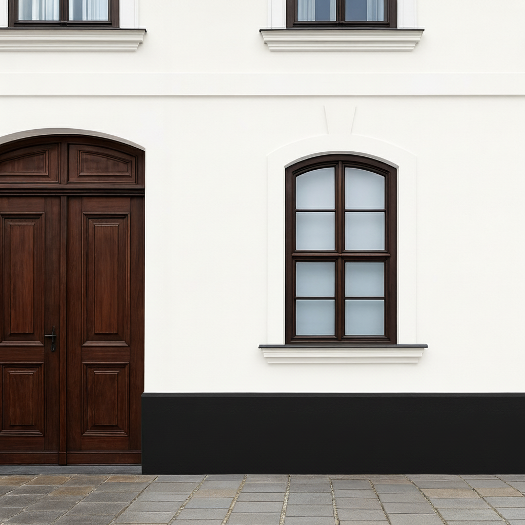 Farba do cokołów / fasadowa 5L | Czarna