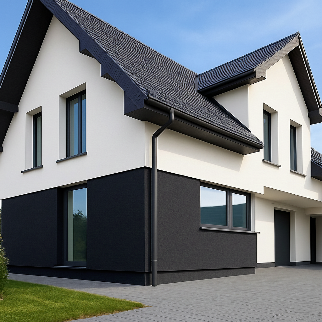 Farba do cokołów / fasadowa 5L | Czarna