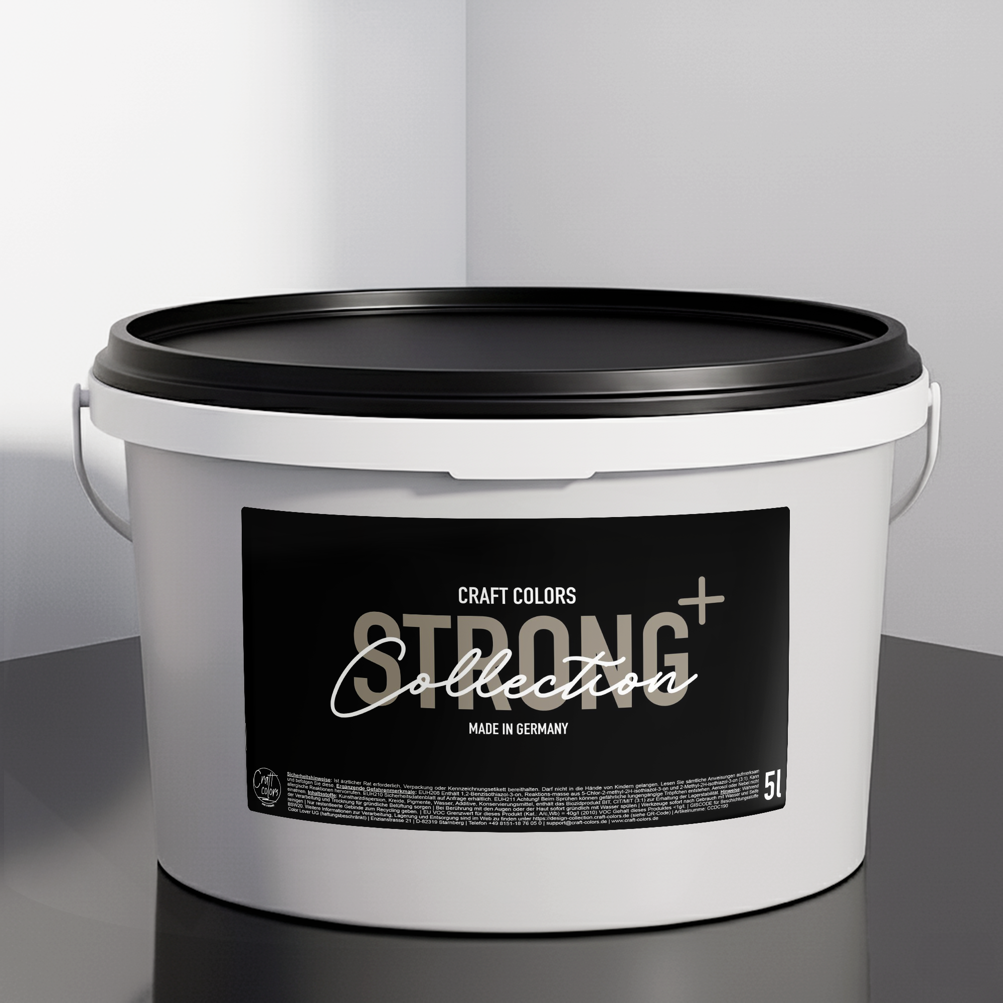 Farba ścienna Noble Matt (5L) Jasnoszary / Jedwabisty Szary Nr 715, Klasa ścieralności na mokro 1, Kolekcja Strong+