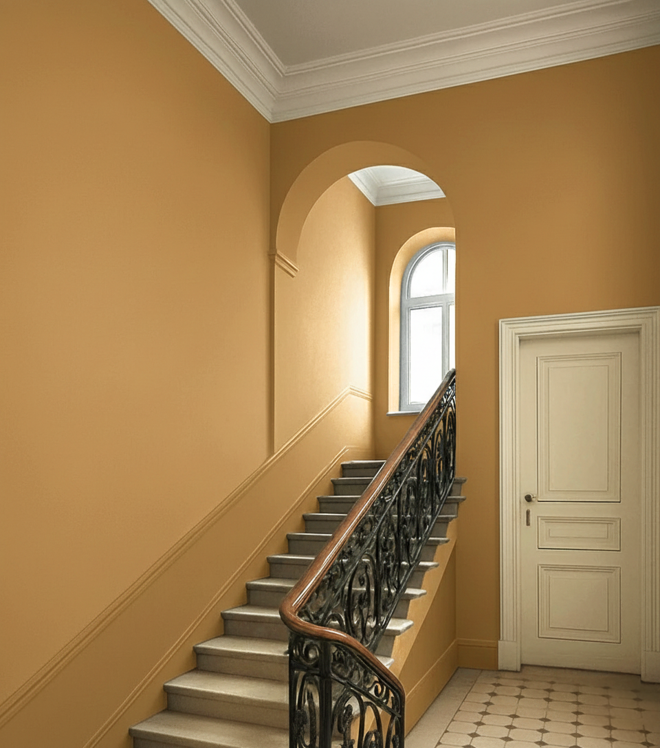 Farba ścienna Precious Matt (5L) Sandstone Yellow nr 959, klasa ścieralności mokrej 1, kolekcja Strong+