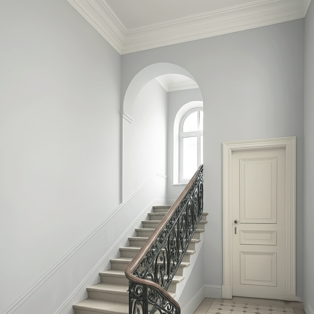 Farba ścienna Noble Matt (5L) Jasnoszary / Jedwabisty Szary Nr 715, Klasa ścieralności na mokro 1, Kolekcja Strong+