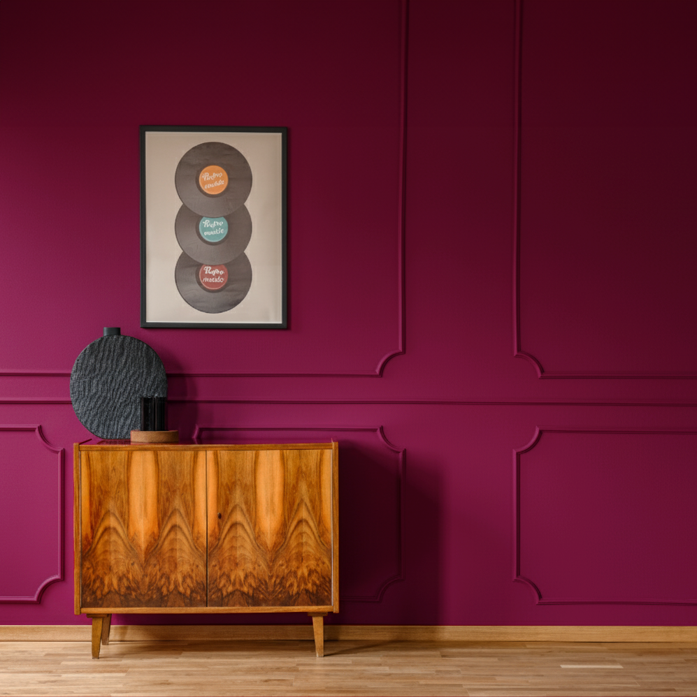 Farba ścienna szlachetny mat – Czerwień Klasyczna Nr 465 Design Collection 5L