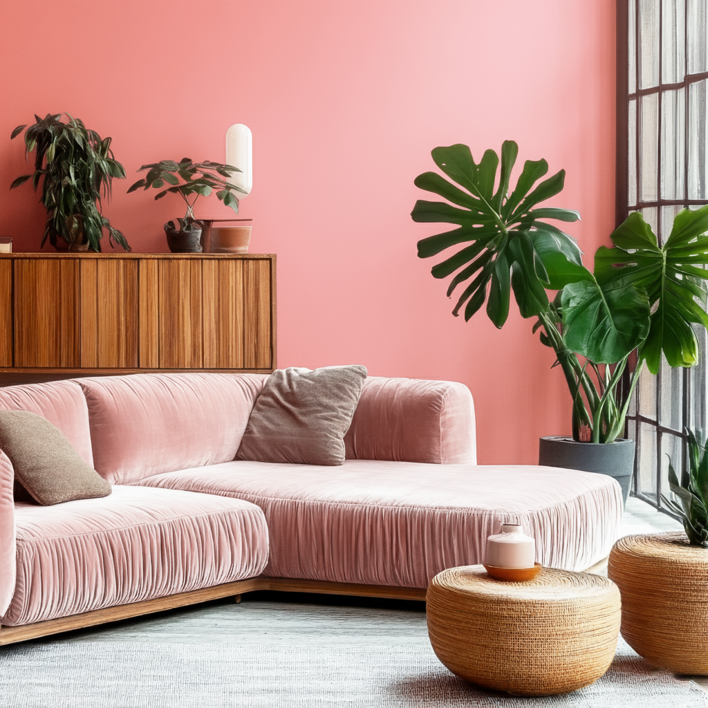 Farba ścienna szlachetny mat – Róż Księżniczki Nr 401 Design Collection 5L