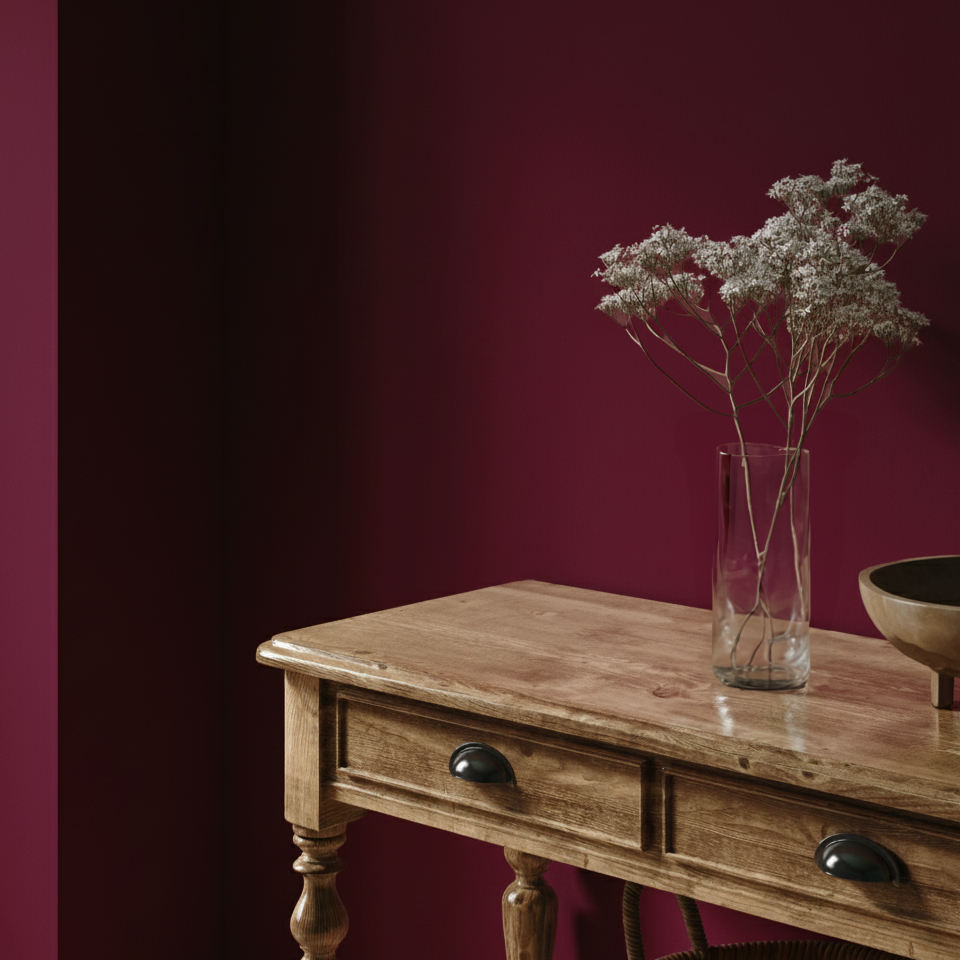 Farba ścienna szlachetny mat – Bordowy Nr 492 Design Collection 5L