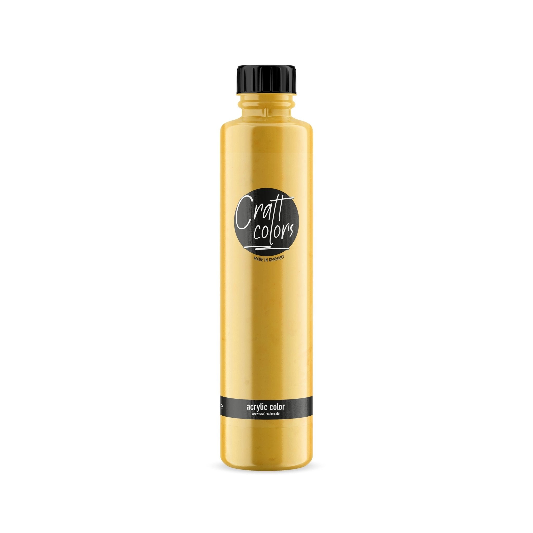 Farba akrylowa żółta | Pojemność 750ml | Wyprodukowano w Niemczech -  Craft Colors