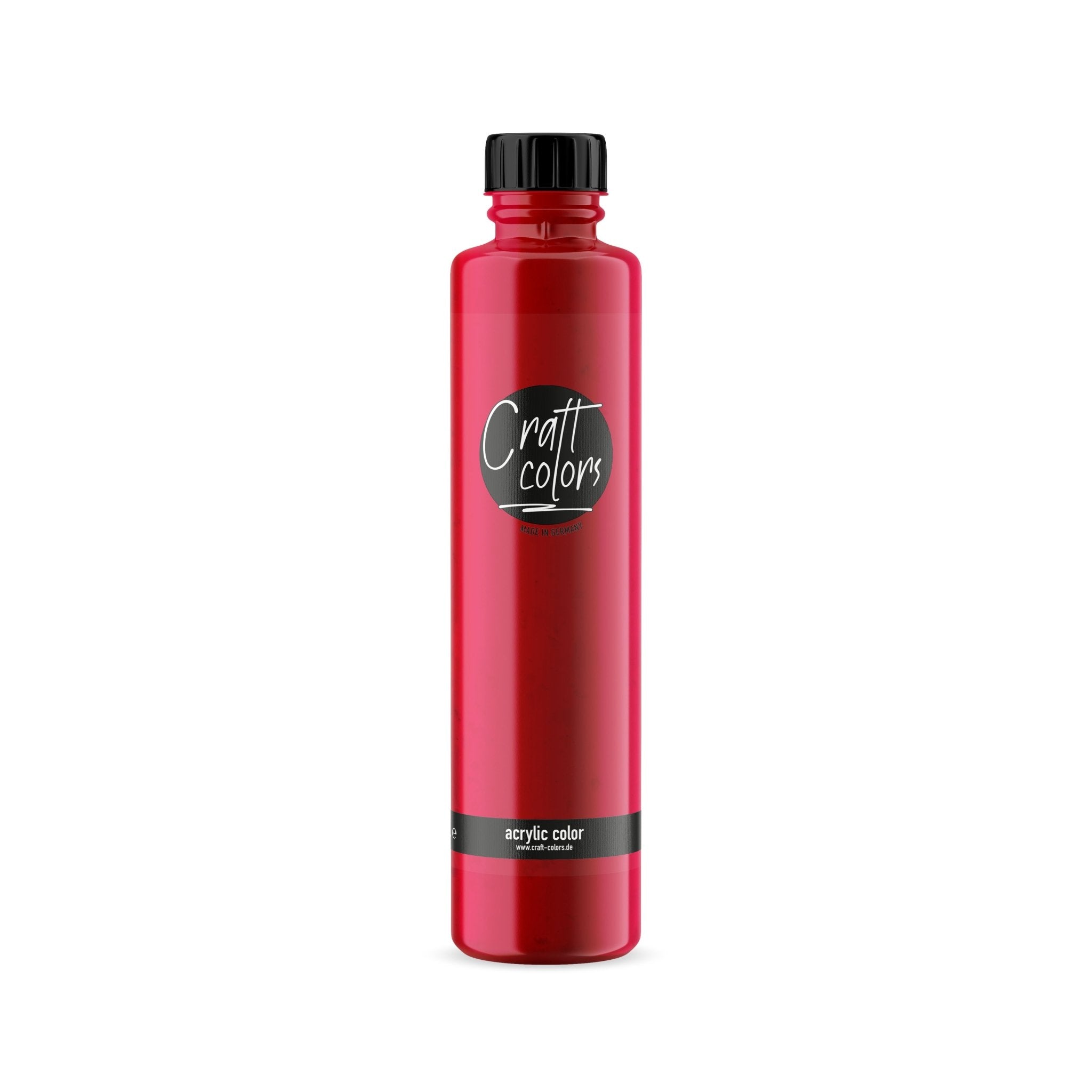Farba akrylowa czerwona | Pojemność 750ml | Wyprodukowano w Niemczech -  Craft Colors