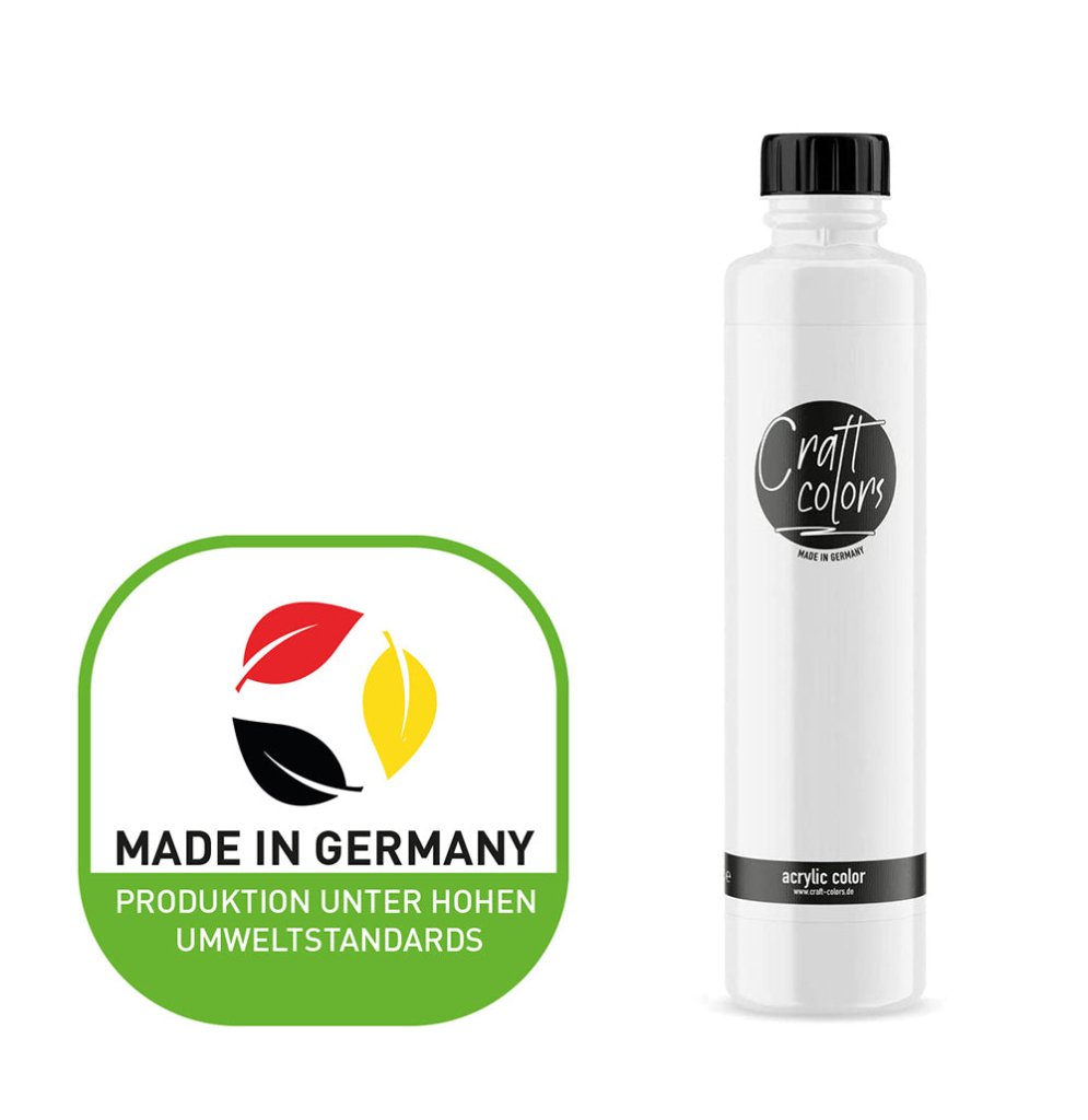 Farba akrylowa biała | Pojemność 750ml | Wyprodukowano w Niemczech -  Craft Colors